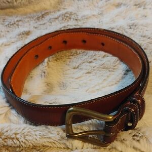 Women's s Brown Leather Belt